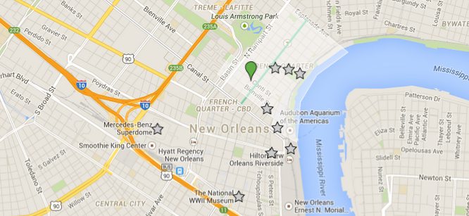 French Market Inn French Quarter New Orleans Directions To Our Hotel in the French Quarter, Near ...