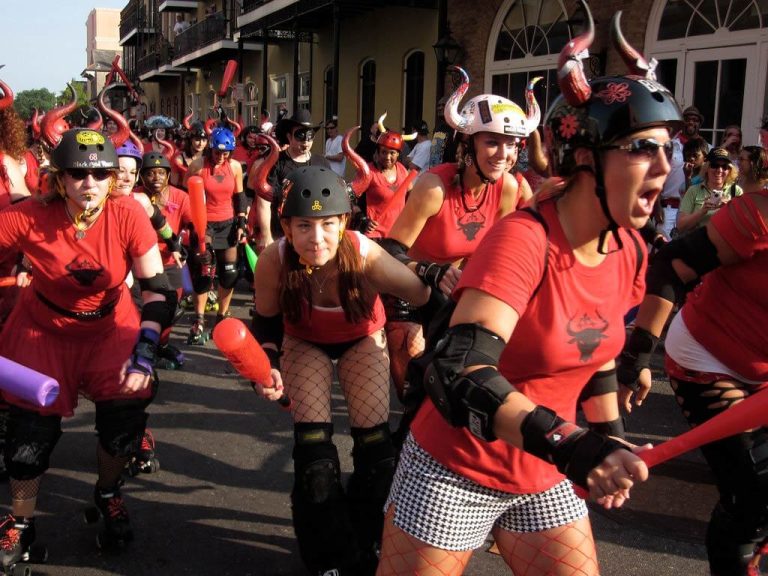 Running of the Bulls in New Orleans French Market Inn